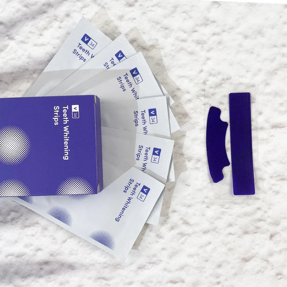Enamel-Safe Mint Teeth Whitening Strips
