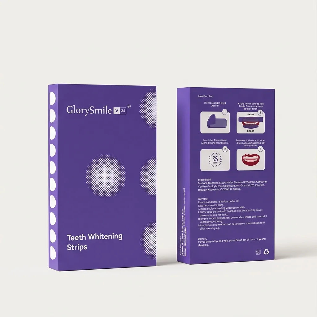Enamel-Safe Mint Teeth Whitening Strips